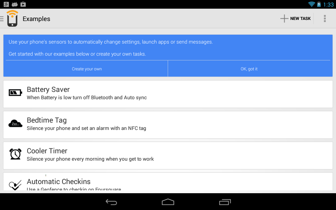 Trigger - screenshot