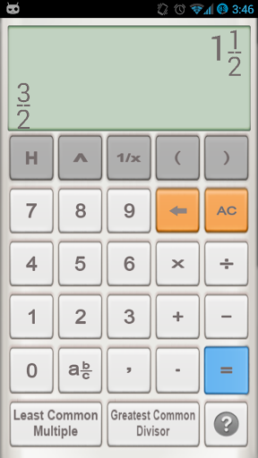 分數計算機 Fraction Calculator