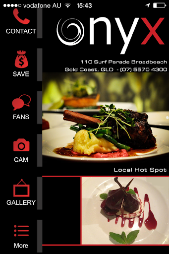 【免費生活App】ONYX Restaurant & Cocktail Bar-APP點子