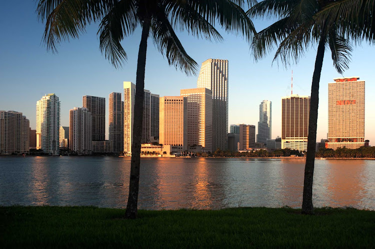 With its proximity to the Caribbean, Miami is the busiest cruise port in the world. 