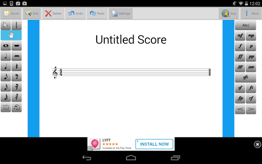 Crescendo Music Notation Free