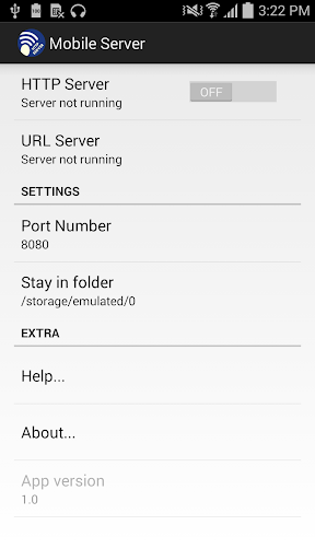 App HTTP Server