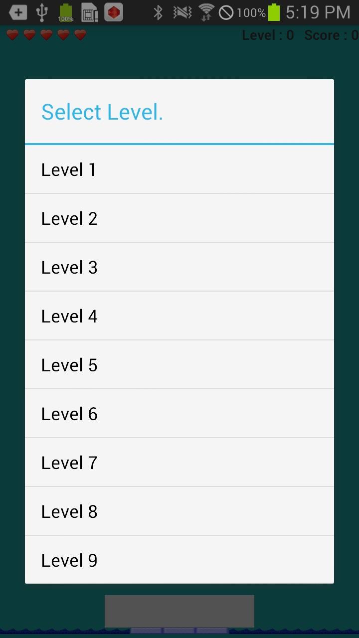 Android application English Typing Practice screenshort