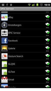 EPIC Service Screenshots 1