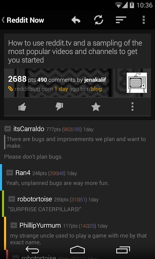 Reddit Now screenshot