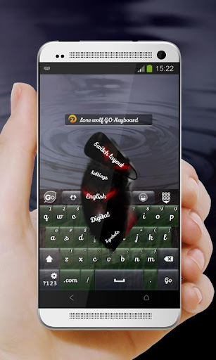 【免費個人化App】孤獨的狼 GO Keyboard-APP點子