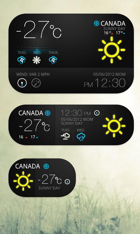 Easy Style GO Weather EX Screen 1