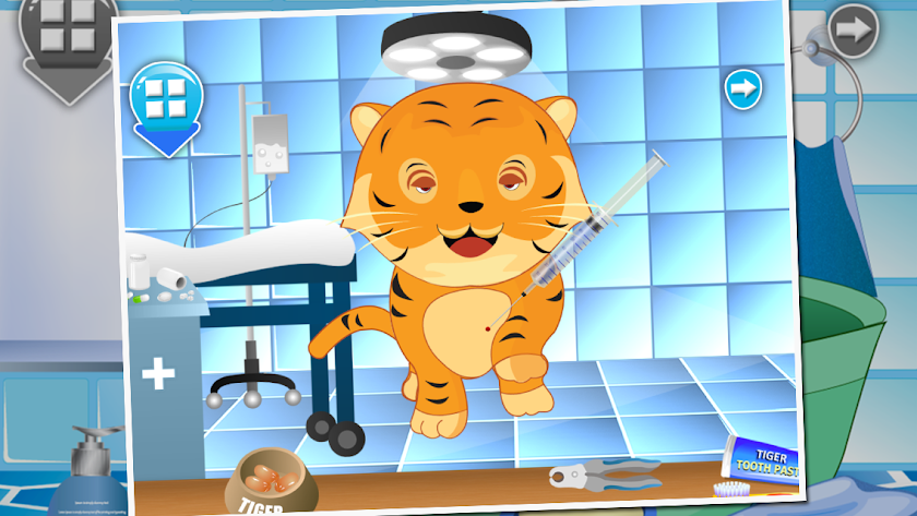 Tiger Hair Salon - Kids Game Screen 3