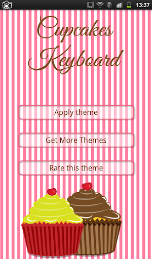 Cupcakes Keyboard Theme
