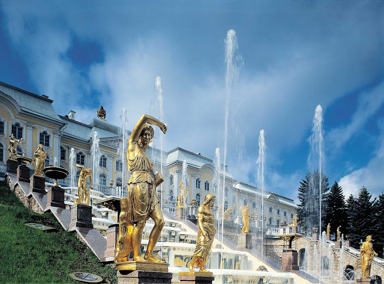 Visit the Grand Cascade at the magnificent 18th-century Peterhof Palace when your cruise ship calls on St. Petersburg, Russia.