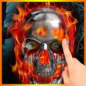 Metal Skull On Fire LWP logo