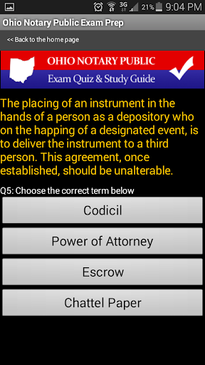 【免費教育App】Ohio Notary Public Exam Prep-APP點子
