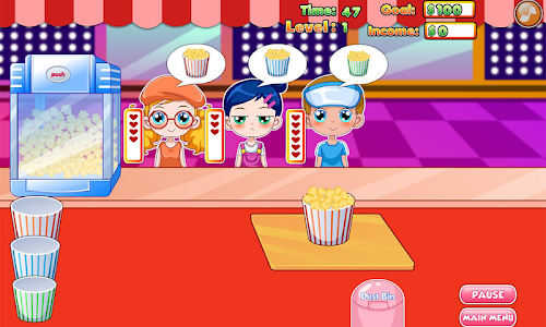 Android application Popcorn maker screenshort