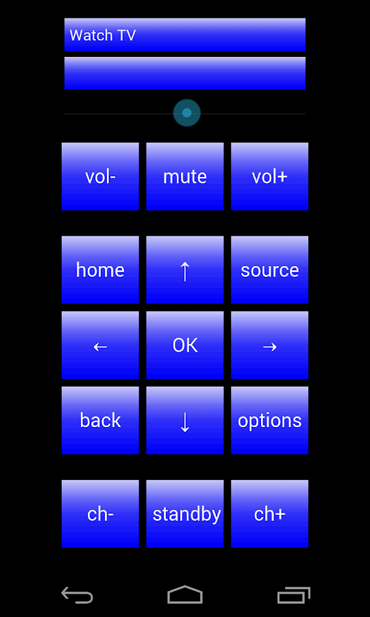 Philips TV Remote Screen 3