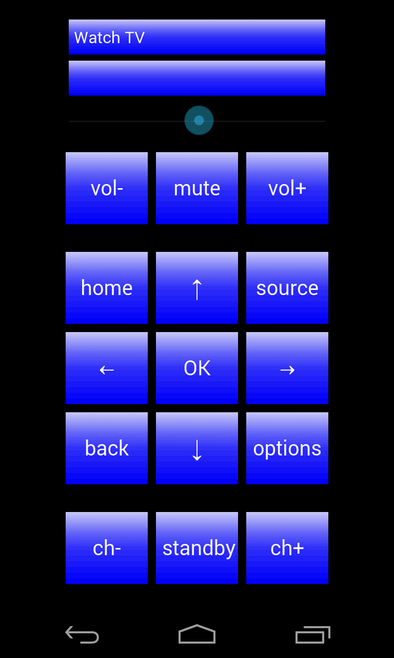 Philips TV Remote Screen 1