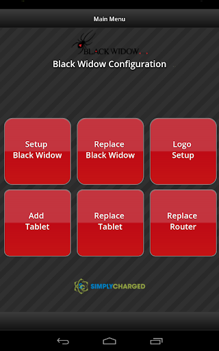 BlackWidow Configuration