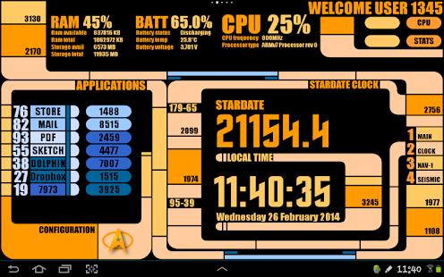 Go Trek Live wallpaper Screen 2