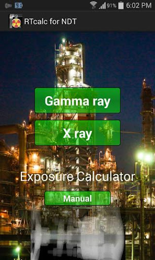 RTcalc for NDT