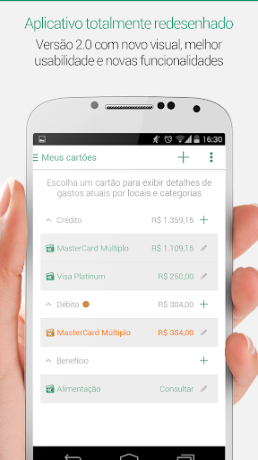 Kreditt – Controle de cartões