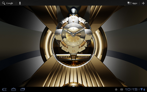 【免費生活App】clock widget Golden Light-APP點子