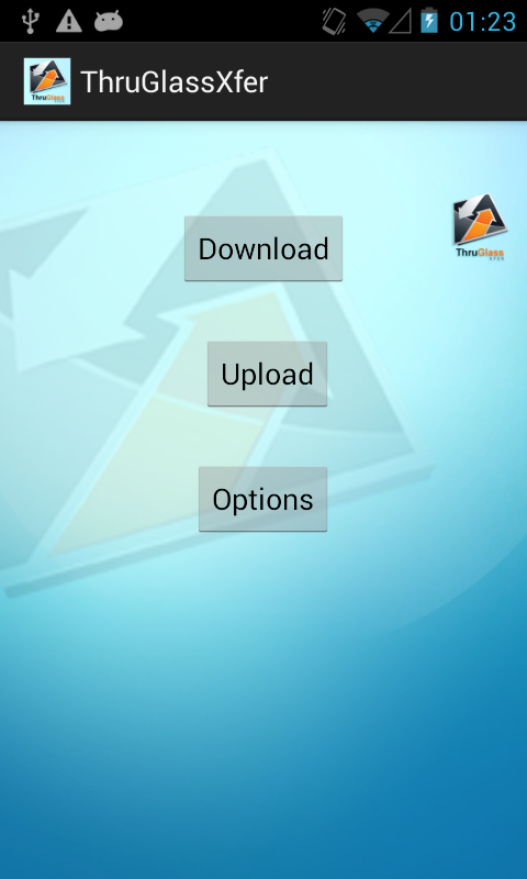   ThruGlassXfer – Capture d'écran 