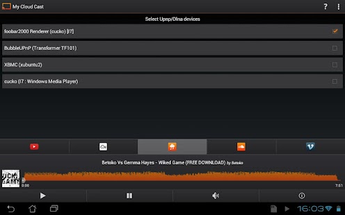 My Cloud Cast Upnp Dlna client