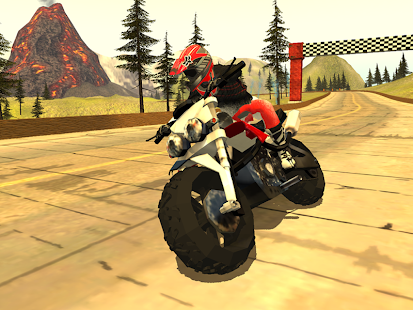 Action Bike Rider Volcano - screenshot thumbnail