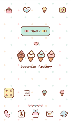 icecream factory dodol theme