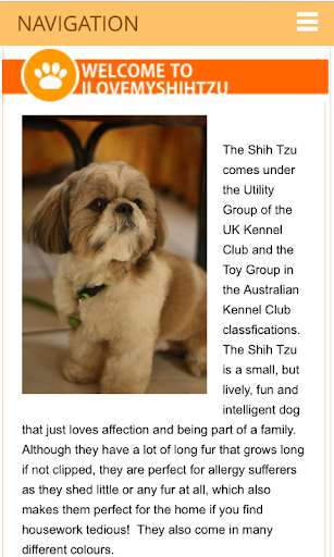 I Love My Shih Tzu