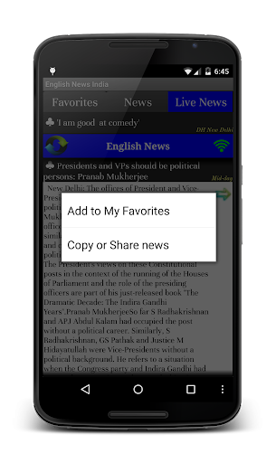 【免費新聞App】English News India Live Papers-APP點子