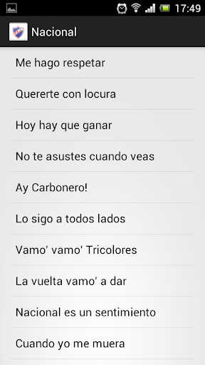 【免費運動App】Canciones Hinchada de Nacional-APP點子