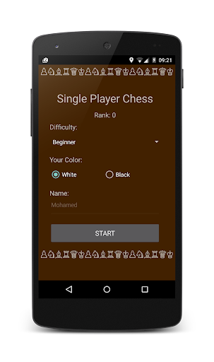 Single Player Chess