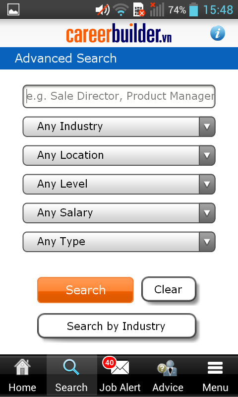 CareerBuilder.vn Job Search - screenshot