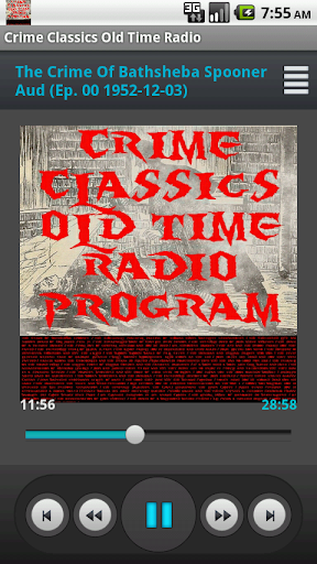 【免費音樂App】Crime Classics Old Time Radio-APP點子