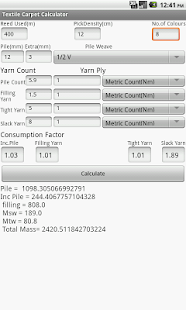 Free Download Textile Carpet Calculator APK for PC