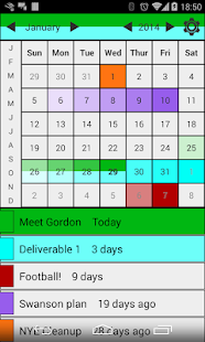 Deadlines Calendar Free Screenshots 0
