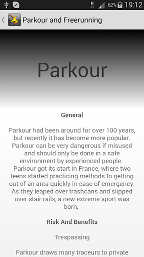 【免費娛樂App】Parkour and Freerunning-APP點子