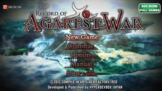 RPG Record of Agarest War