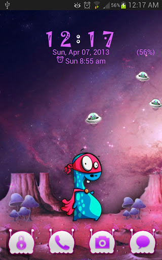 Space Ufo Theme Go Locker