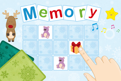 Christmas Memory Game for Kids poster 1