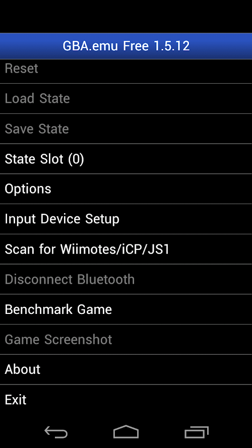 Android application GBA.emu Free screenshort