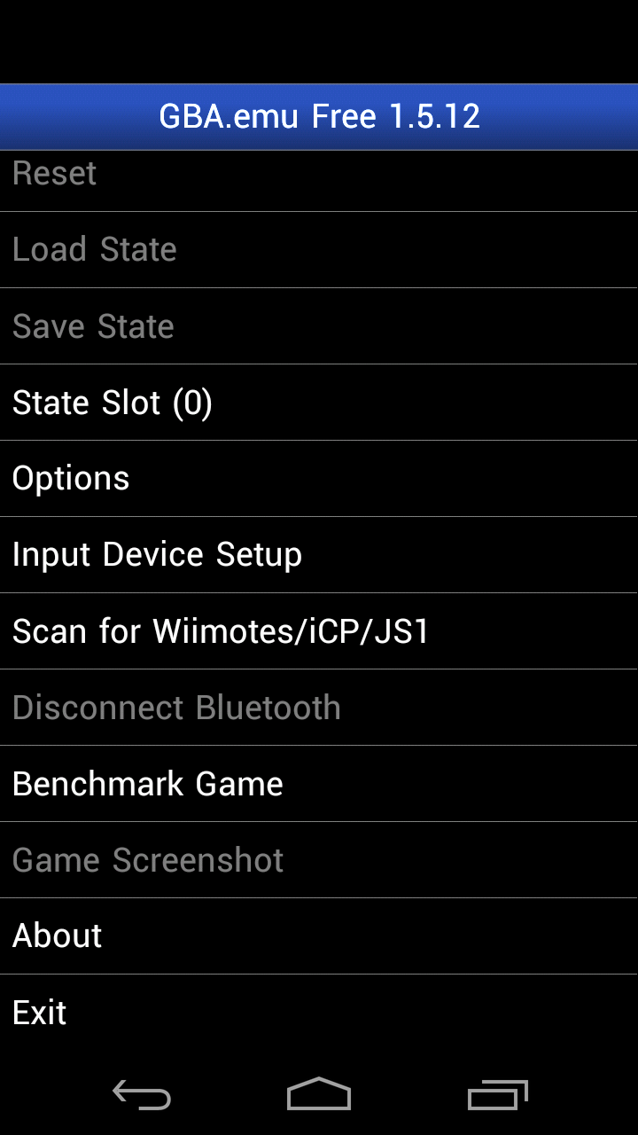 GBA.emu Free Screen 1