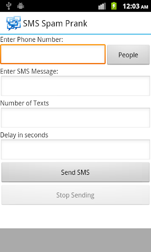 Multi SMS Sender Spammer-Prank