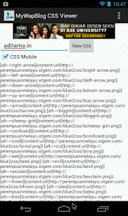 MyWapBlog CSS Viewer Screenshots 0