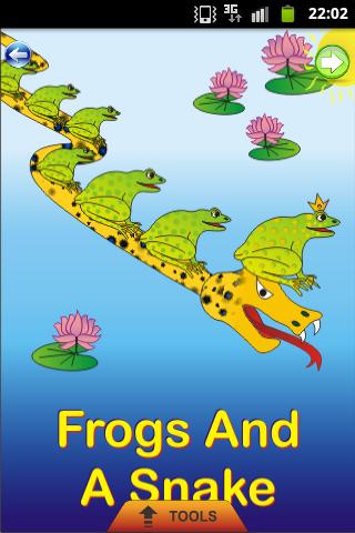 Frogs and A Snake - Kids Story