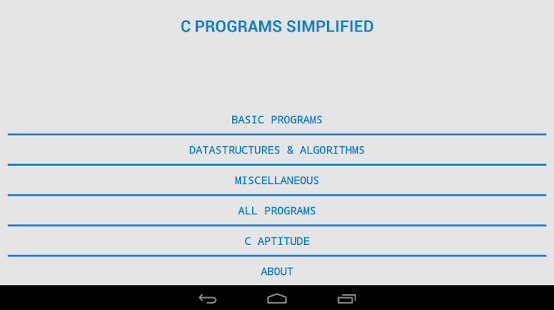 C PROGRAMS SIMPLIFIED