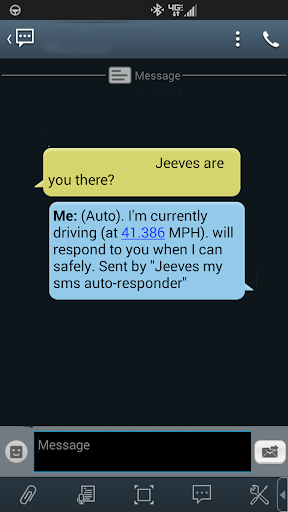 Jeeves: My SMS Auto-responder