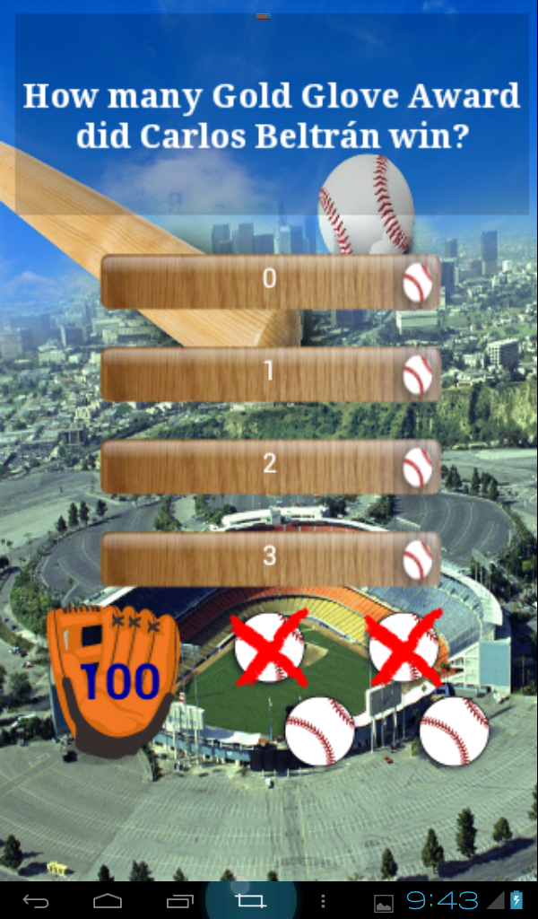 NY Baseball Trivia Screen 3