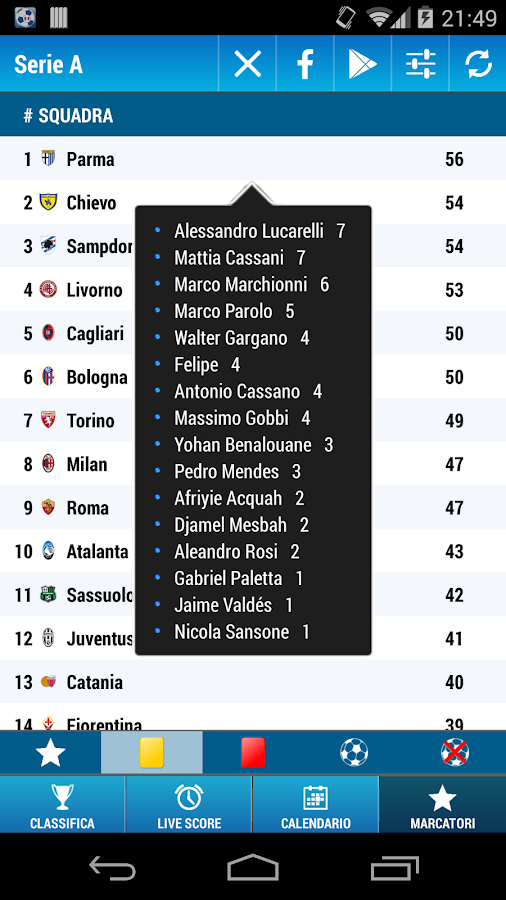Serie A Soccer - Android Apps on Google Play