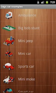 Lego car examples